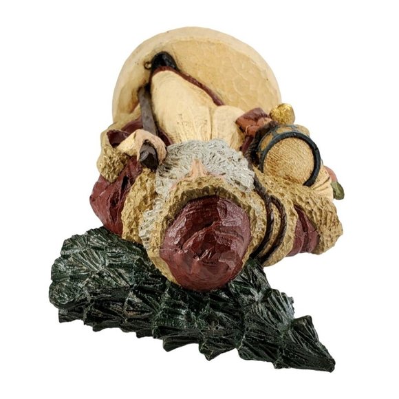 Santa Figurine Resin Old World "A Place In Time" Large Tree Toys Signed 1988 VTG - Picture 8 of 9